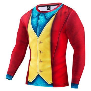 2019 Película Joker Joaquin Phoenix Arthur Fleck Cosplay Halloween Camiseta Tirante para Adultos